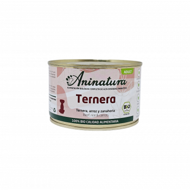 Alimentación húmeda BIO para perros de ternera Alimentación húmeda BIO para perros de ternera