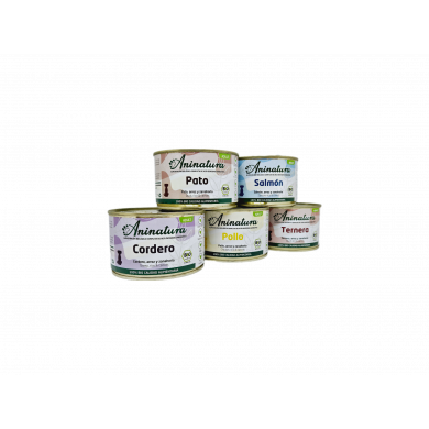 Alimentación húmeda BIO para perros de ternera Alimentación húmeda BIO para perros de ternera
