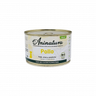 Aninatura alimento húmedo bio Perro ADULT Pollo 400g
