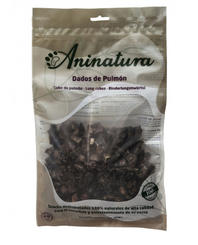 Aninatura Snack Dados de pulmón vacuno
