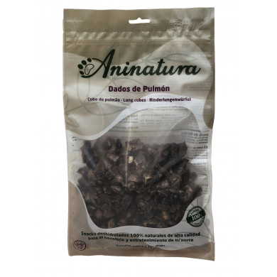 Aninatura Snack Dados de pulmón vacuno Aninatura Snack Dados de pulmón vacuno