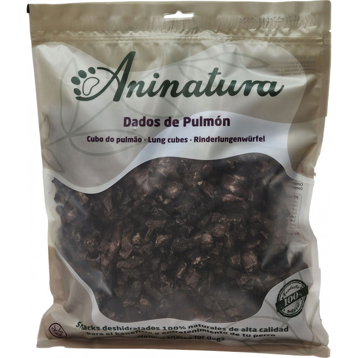 Aninatura Snack Dados de pulmón vacuno