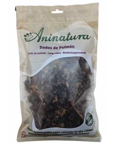Aninatura Snack Dados de pulmón vacuno