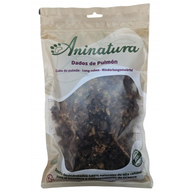 Aninatura Snack Dados de pulmón vacuno Aninatura Snack Dados de pulmón vacuno