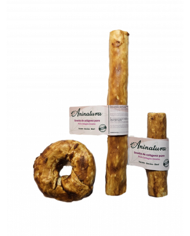 Aninatura Snack de colágeno puro con VACUNO