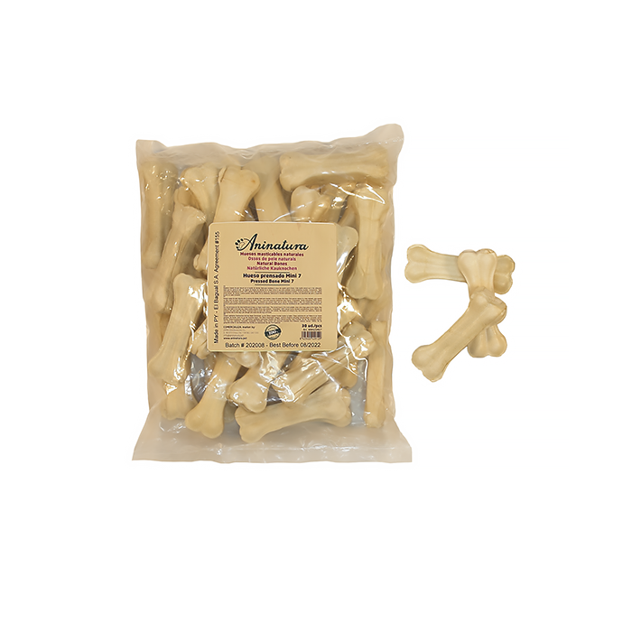 Aninatura huesos de piel natural prensados